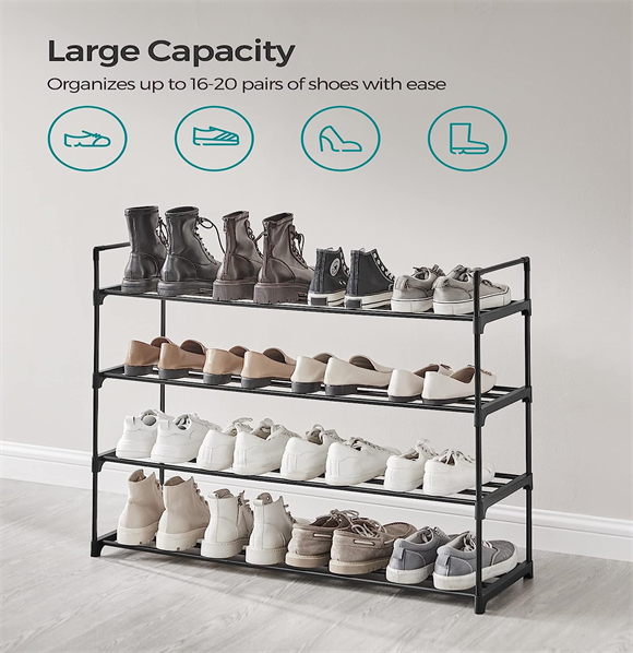 shoe rack without cover